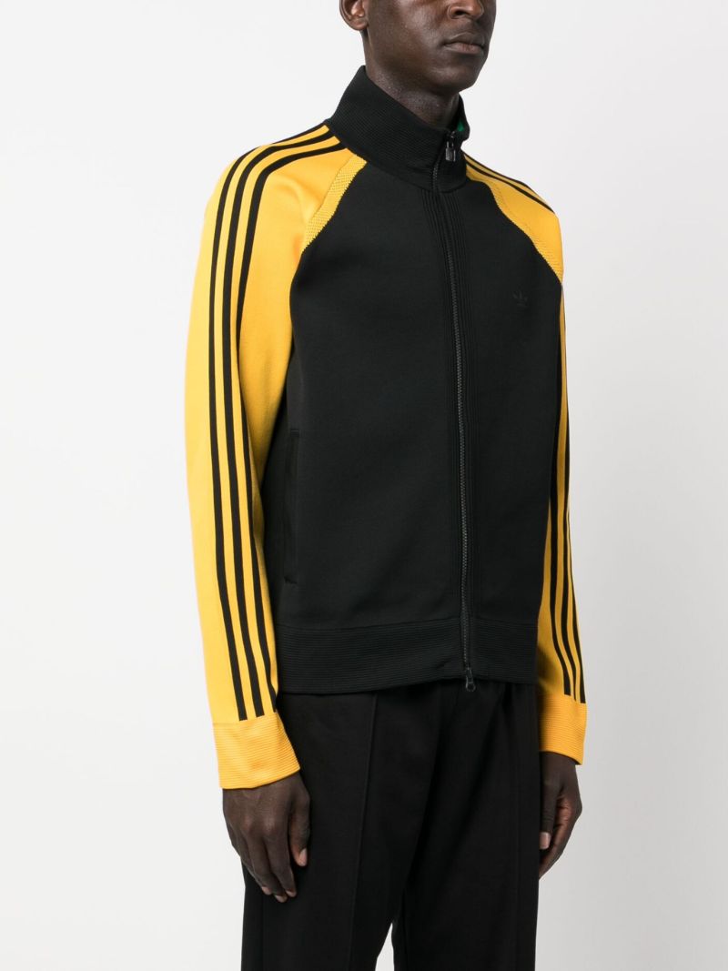 X Wales Bonner Black Zip-up Track Jacket