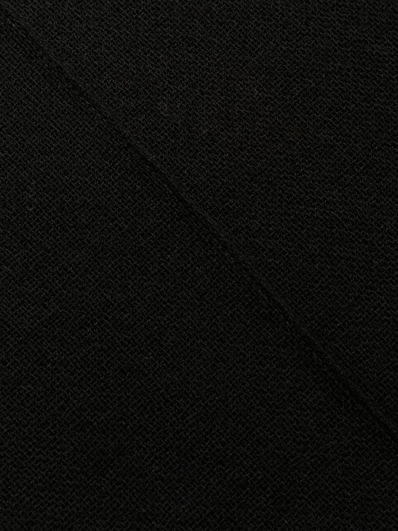 Black High Waist Flared Trousers