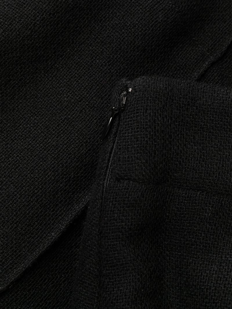 Black High Waist Flared Trousers