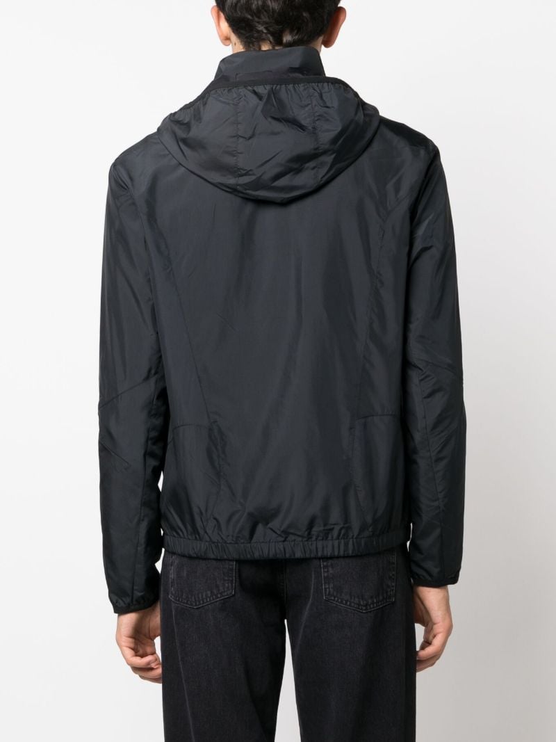 Black Logo-embroidered Performance Jacket