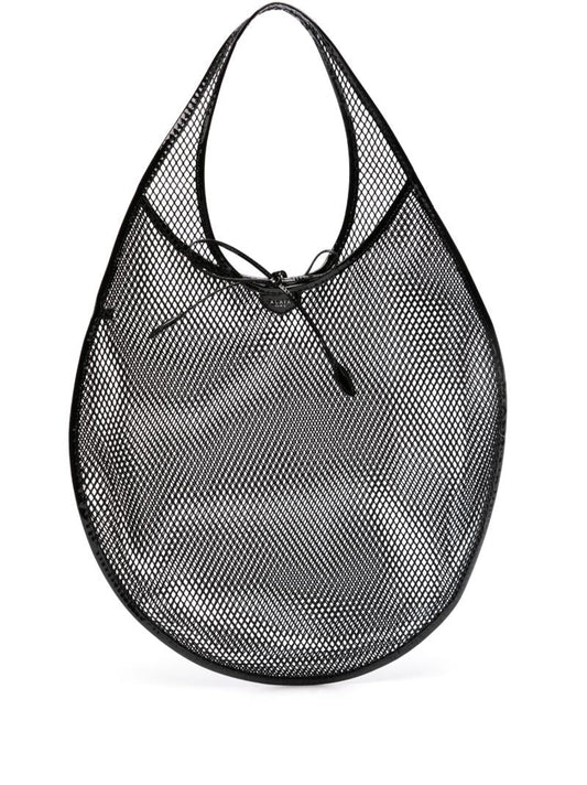 Black Mesh Tote Bag