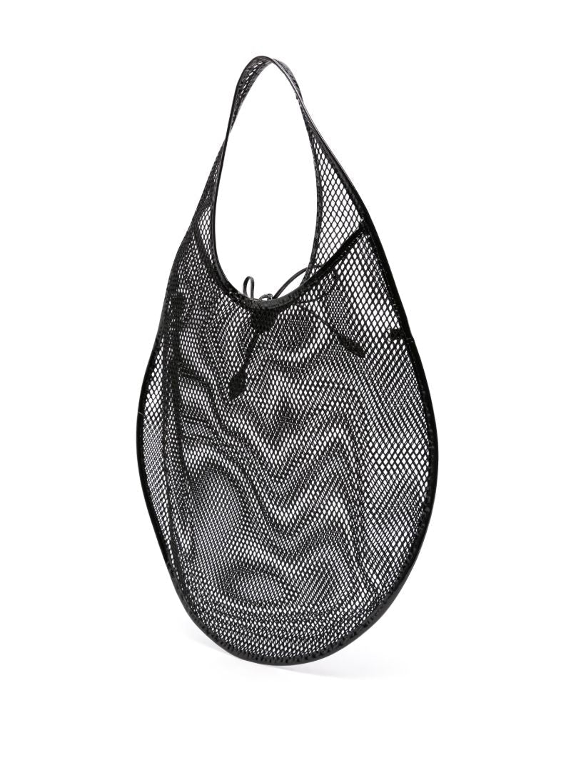 Black Mesh Tote Bag