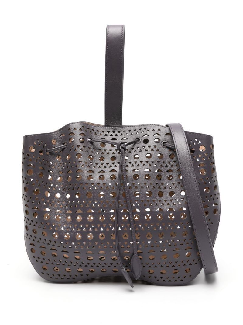 Grey Rose Matrie 28 Leather Tote Bag