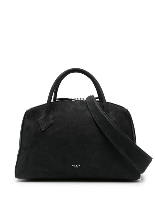 Black Le Losange Suede Tote Bag