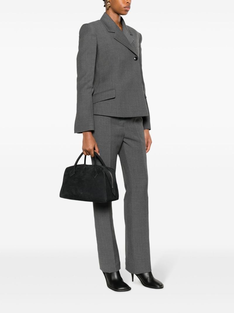 Black Le Losange Suede Tote Bag