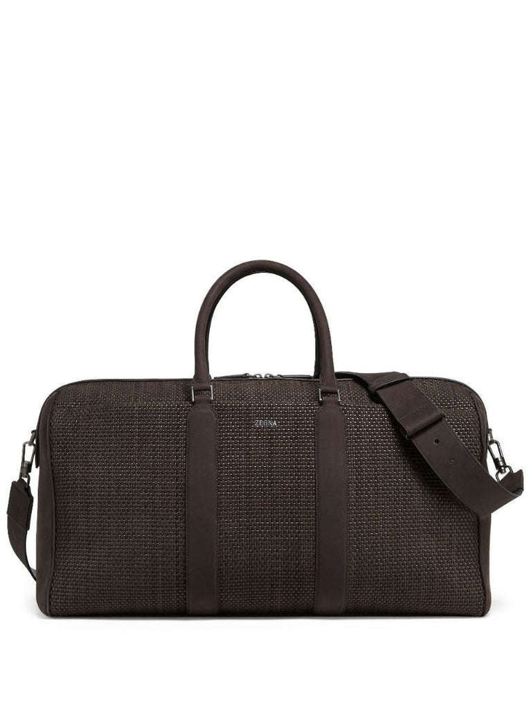 Brown Leather Holdall Bag
