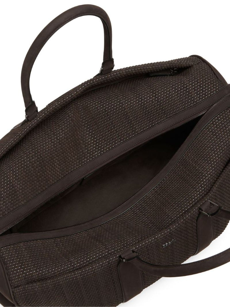 Brown Leather Holdall Bag