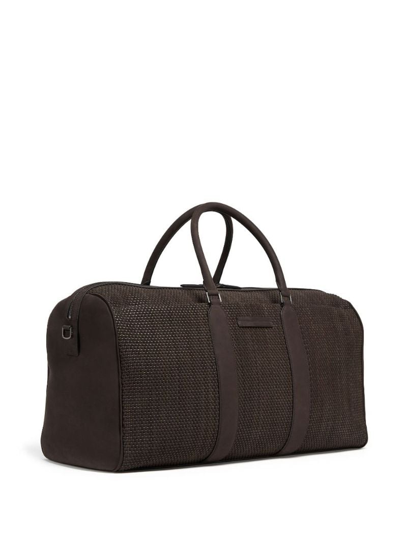 Brown Leather Holdall Bag