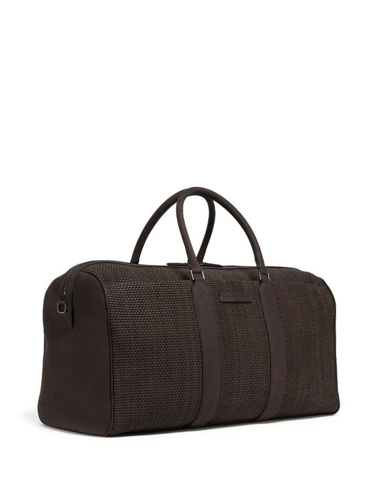 Brown Leather Holdall Bag