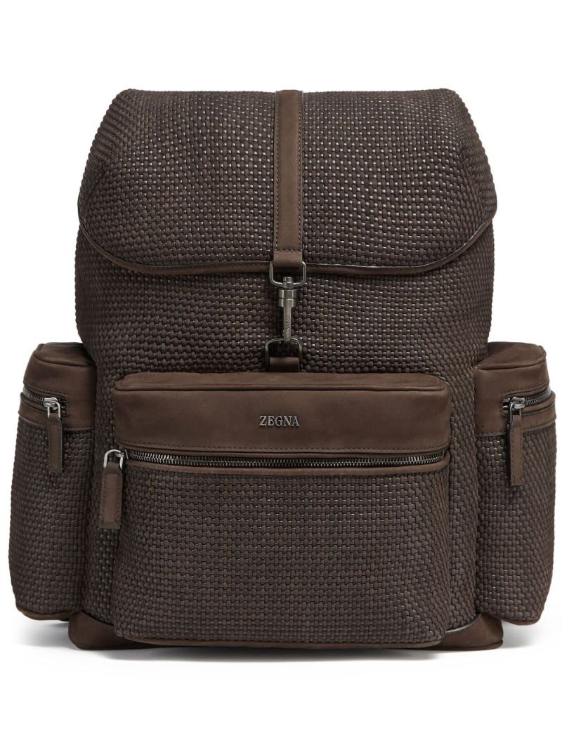 Brown Leather Backpack