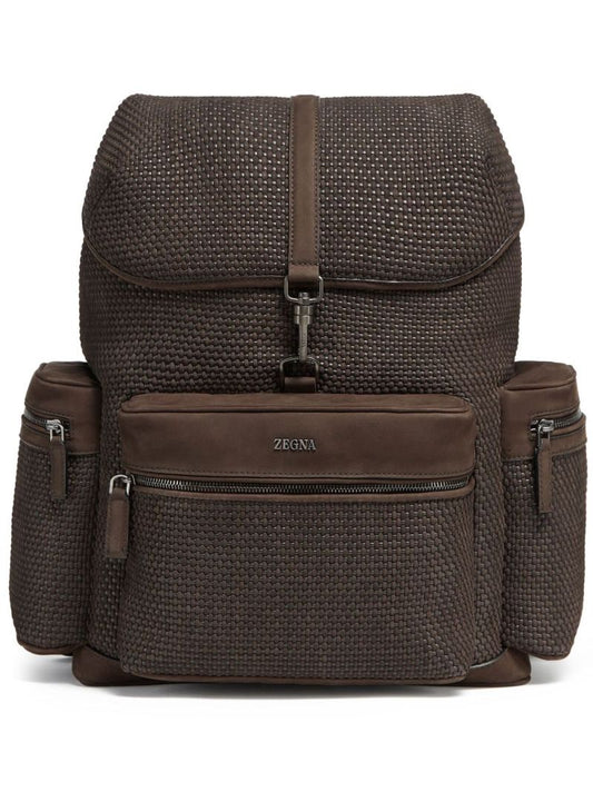 Brown Leather Backpack
