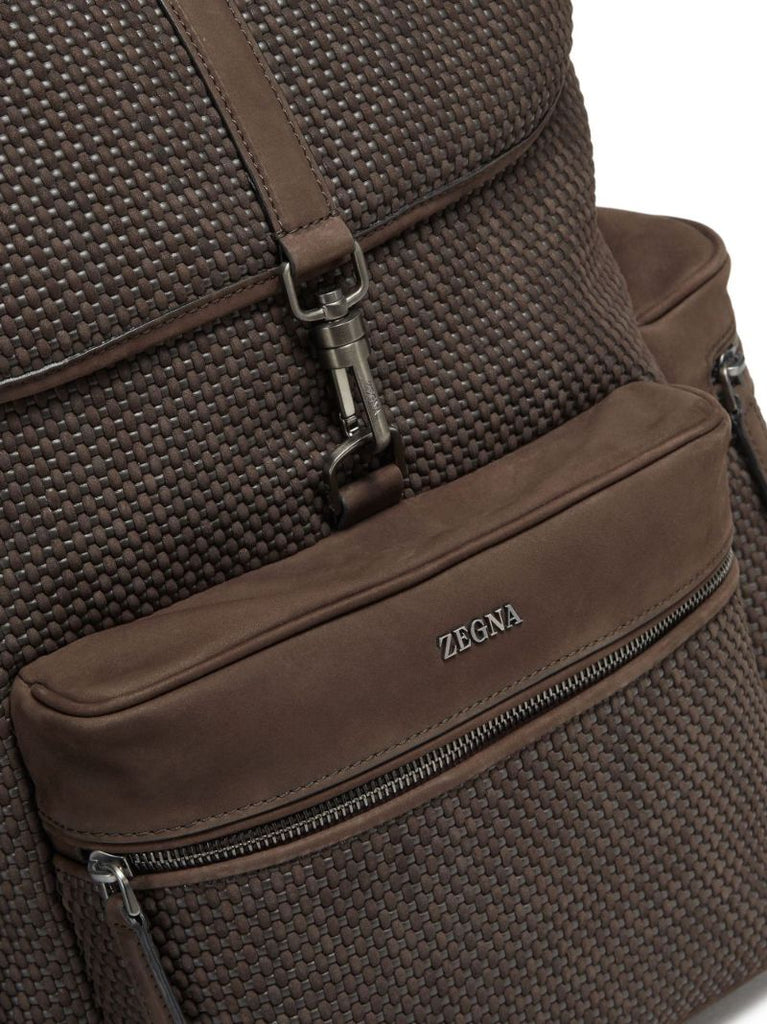 Brown Leather Backpack
