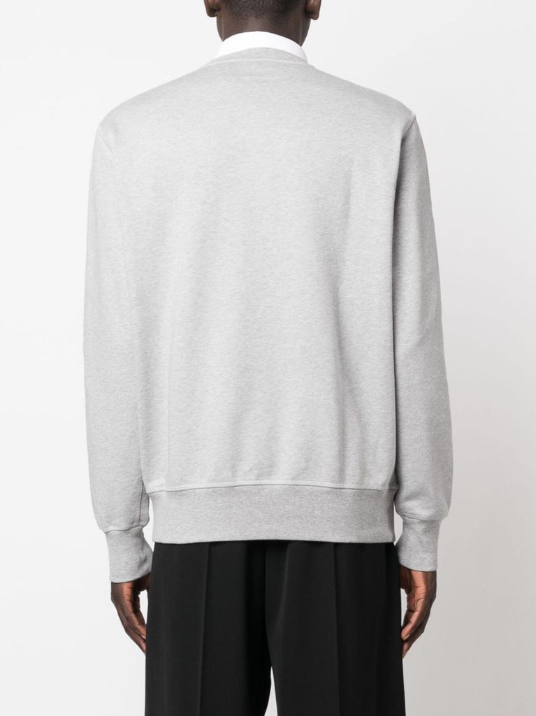 Grey Logo Print Sweatshirt