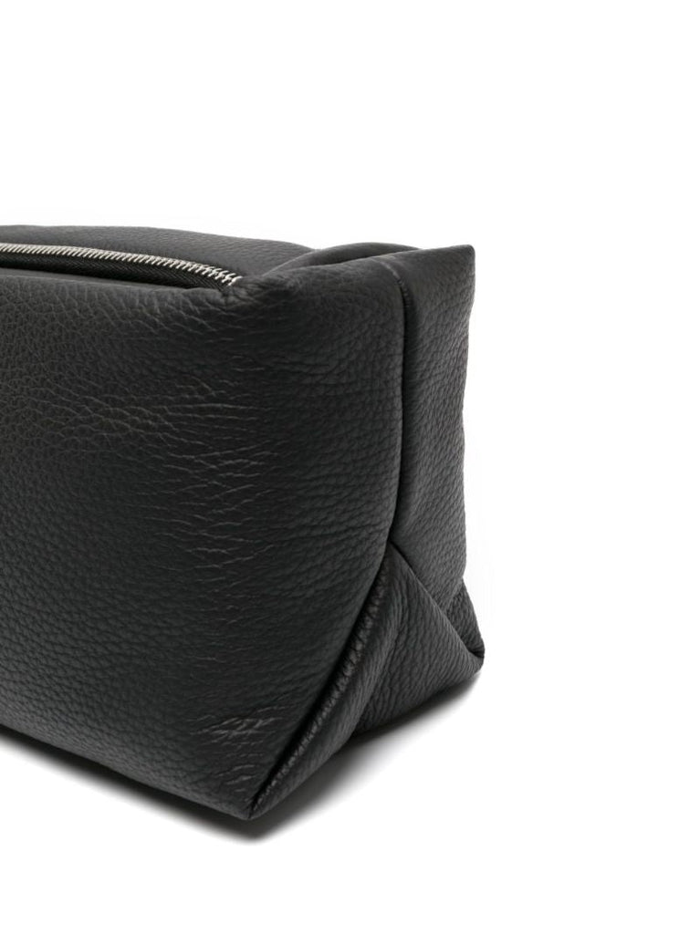 Logo-plaque Leather Wash Bag