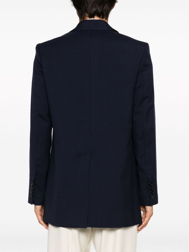 Blue Virgin-wool Blazer