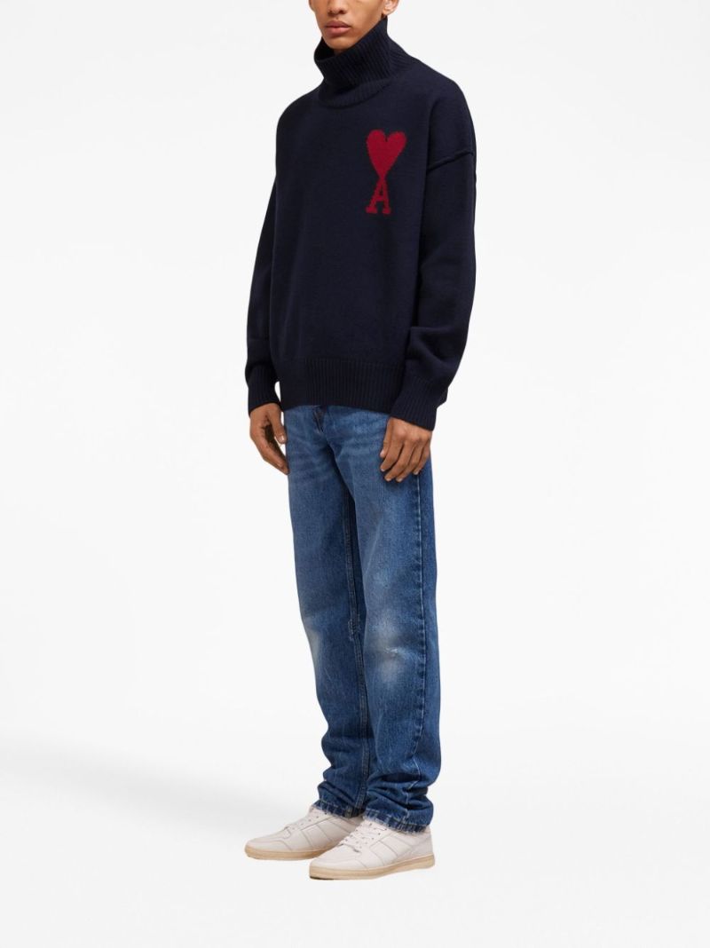 Blue Ami De Coeur Wool Sweater