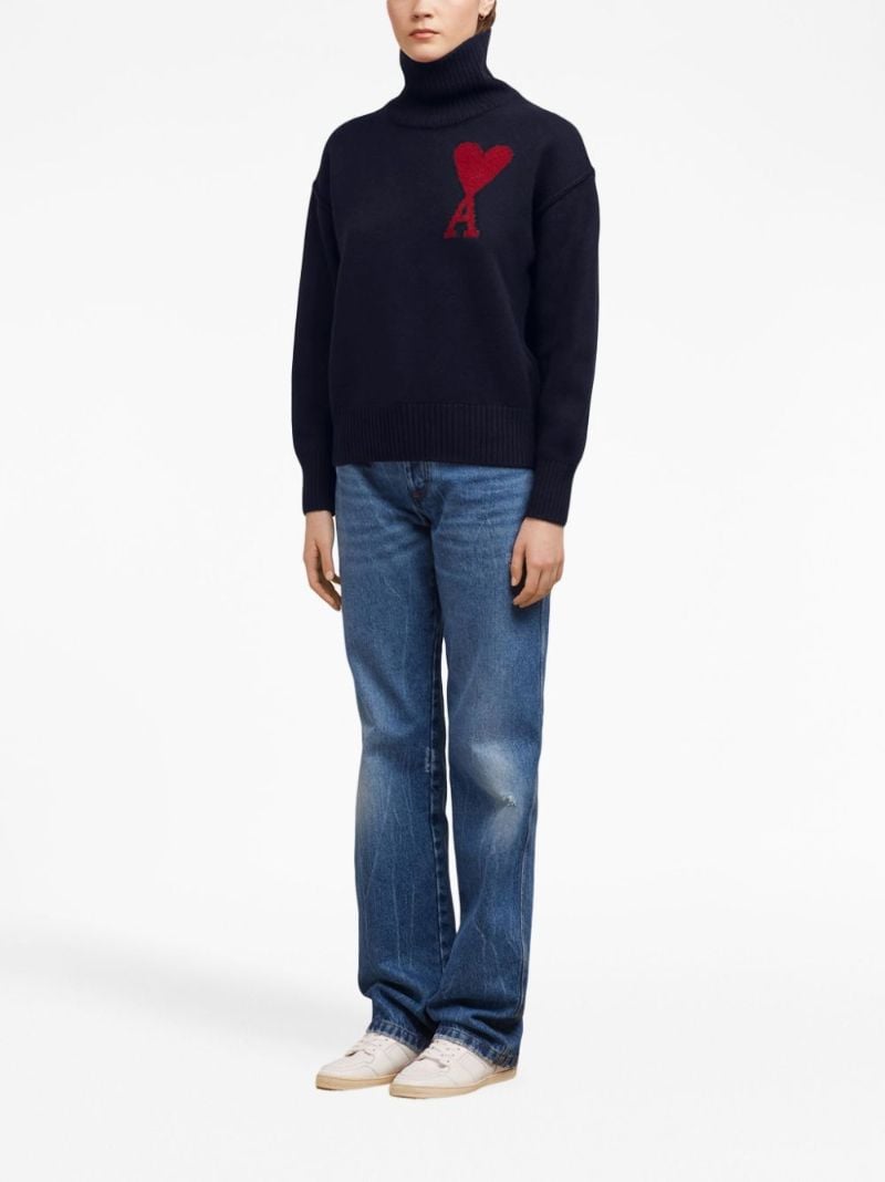 Blue Ami De Coeur Wool Sweater