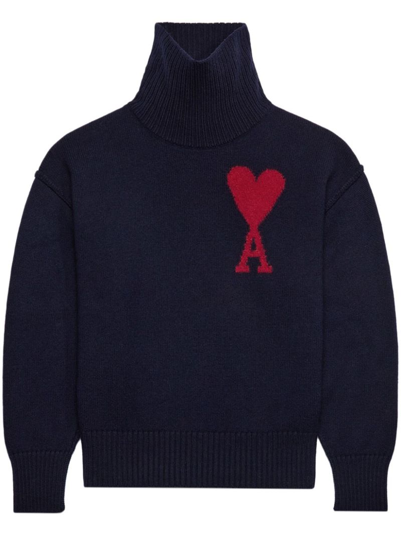 Blue Ami De Coeur Wool Sweater