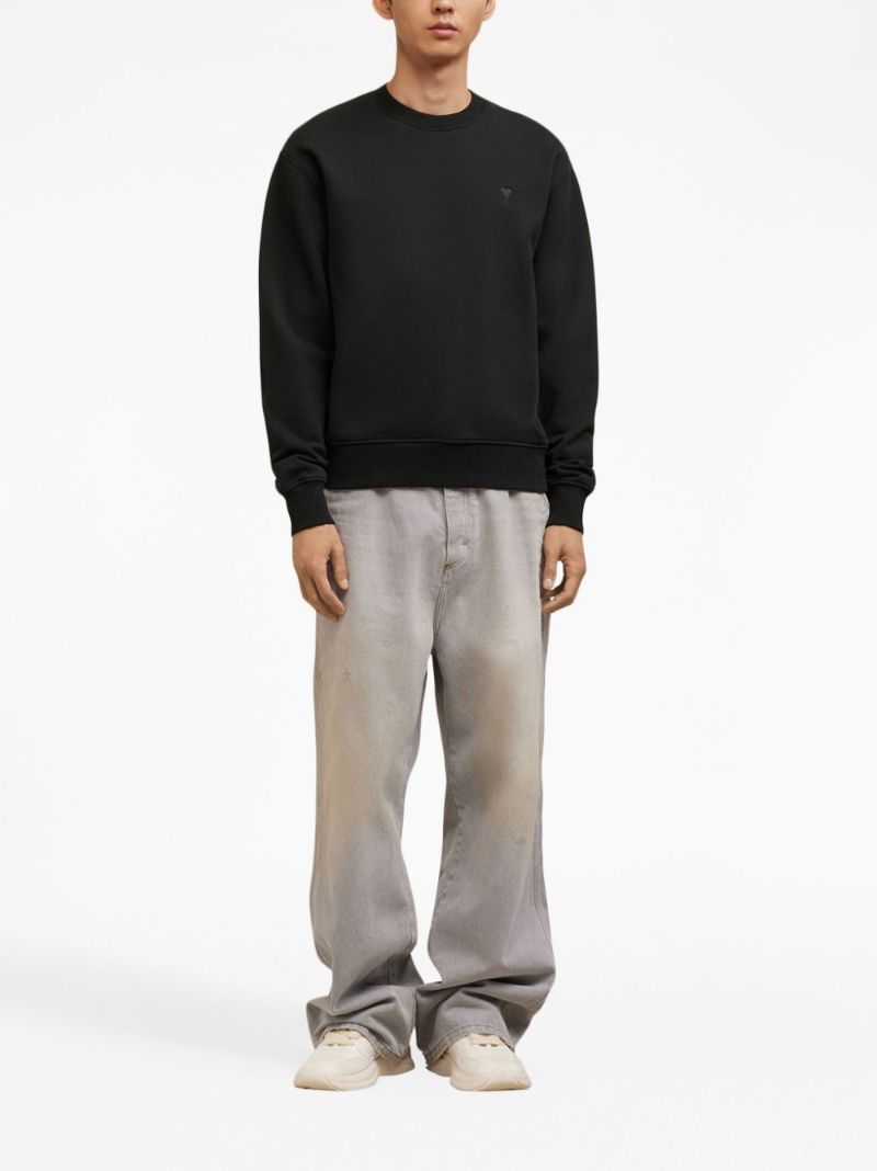Black Ami De Coeur Cotton Sweatshirt