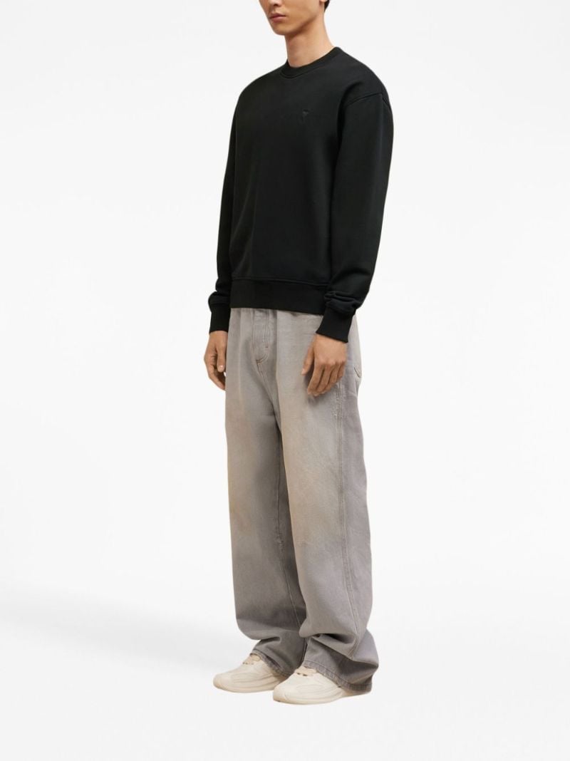 Black Ami De Coeur Cotton Sweatshirt