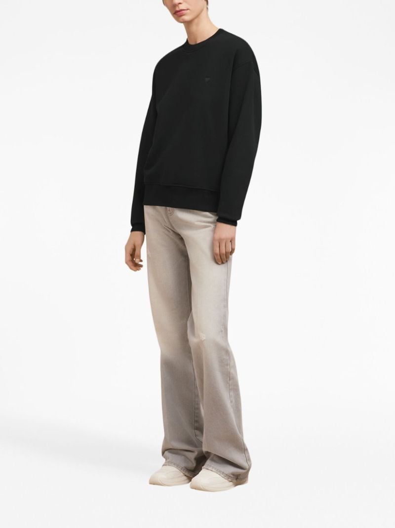 Black Ami De Coeur Cotton Sweatshirt