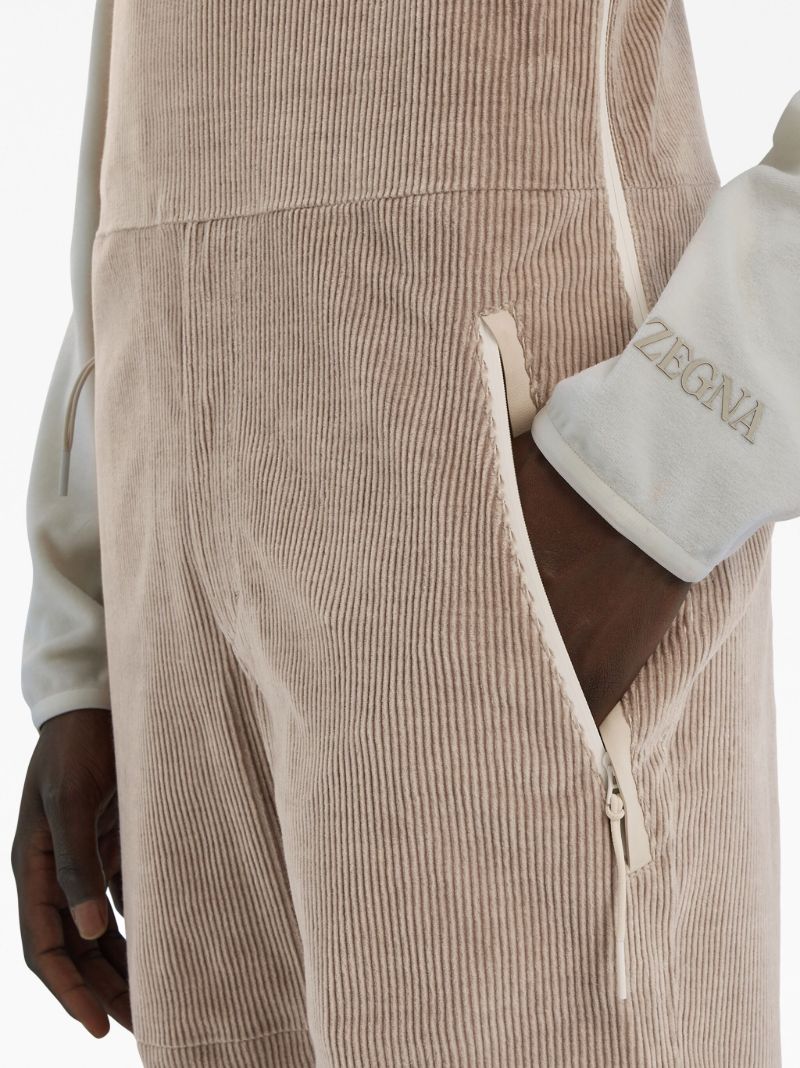 Neutral Cashco Elements Corduroy Overalls