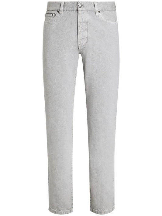 Grey Roccia Straight-leg Jeans