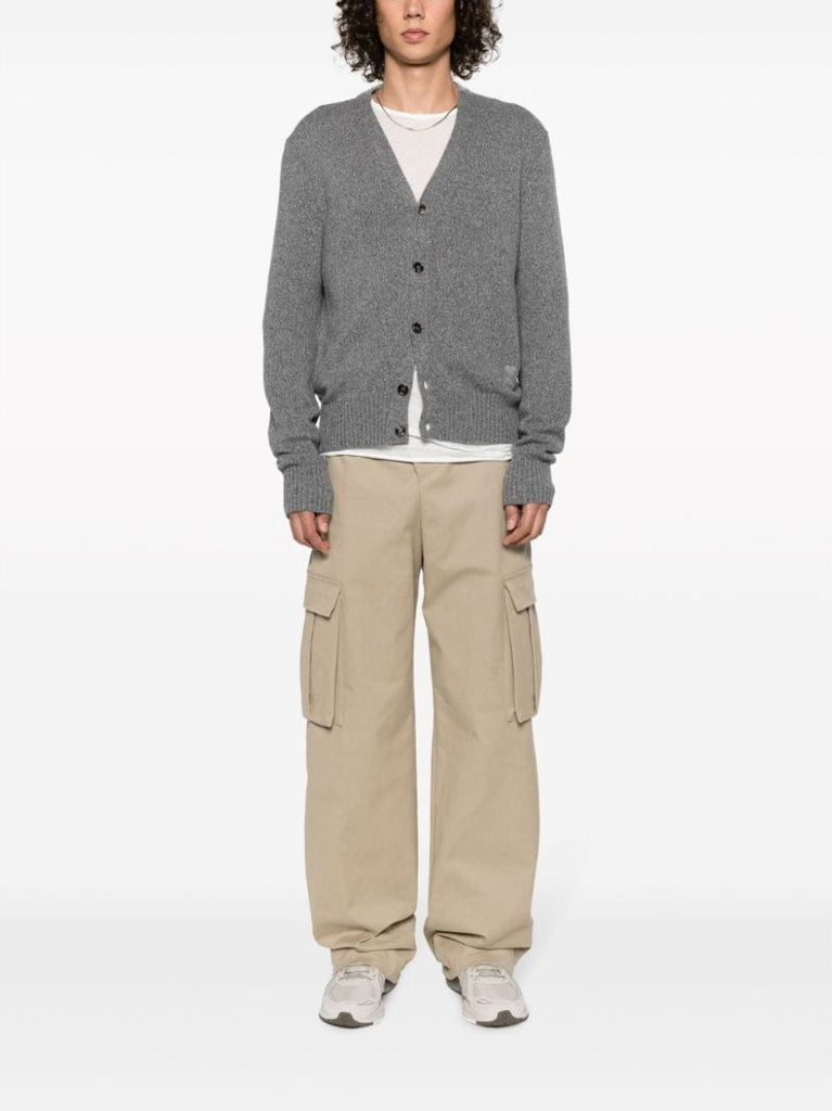 Grey Ami De Coeur Cashmere Cardigan
