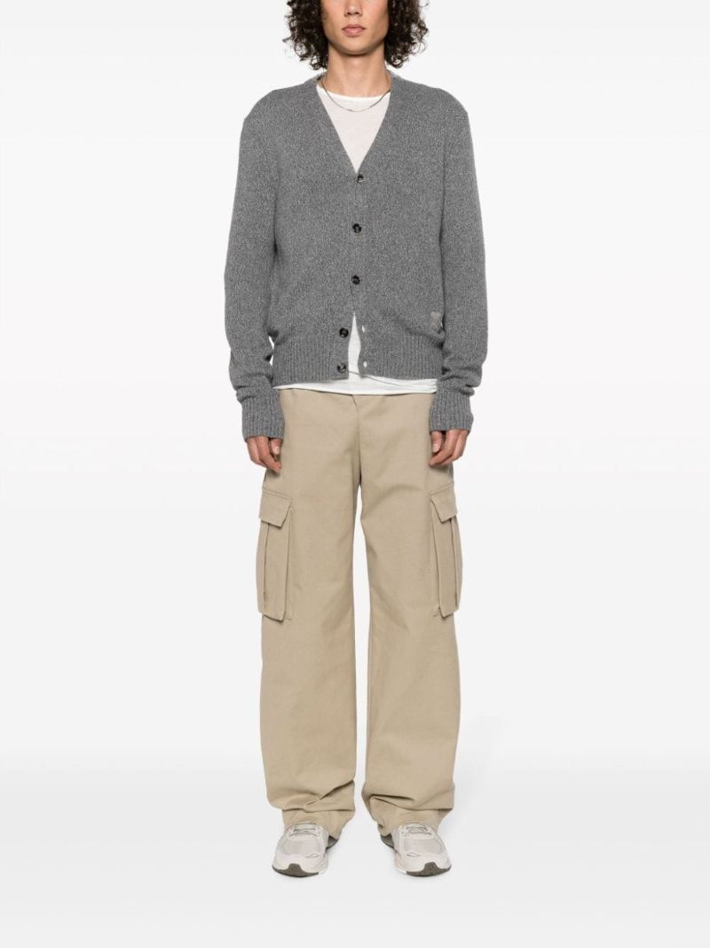 Grey Ami De Coeur Cashmere Cardigan