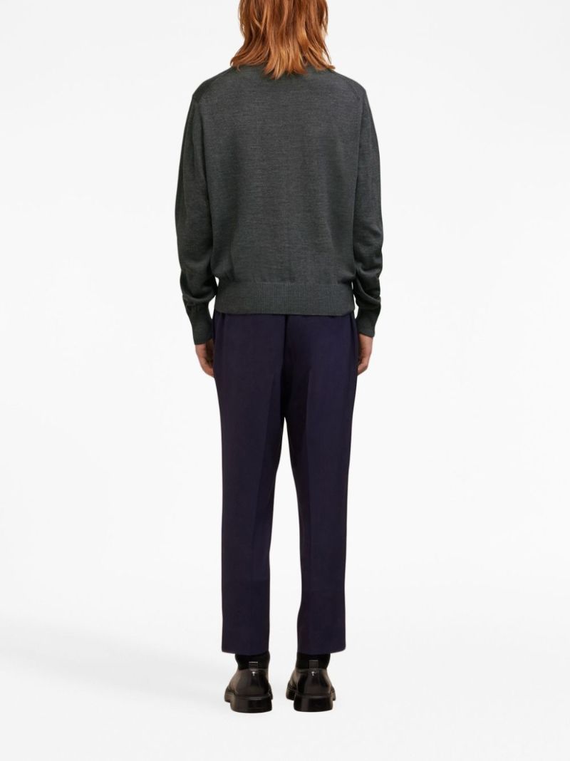 Grey Ami De Coeur Merino-wool Sweater