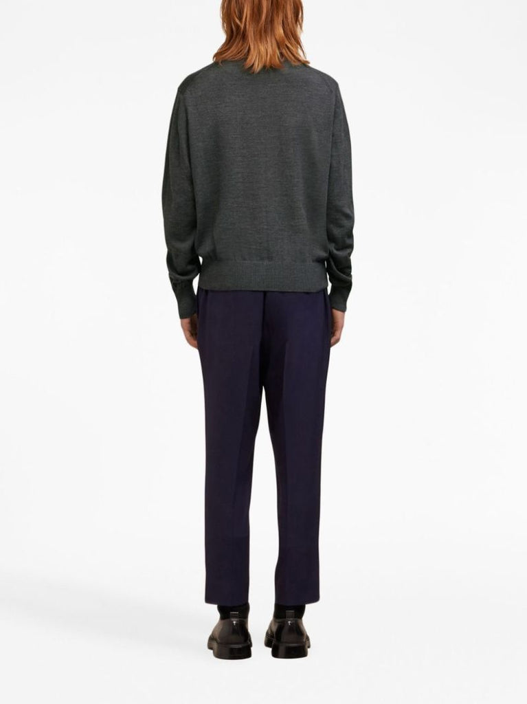 Grey Ami De Coeur Merino-wool Sweater