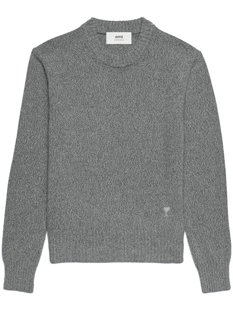 Grey Ami De Coeur Cashmere Sweater
