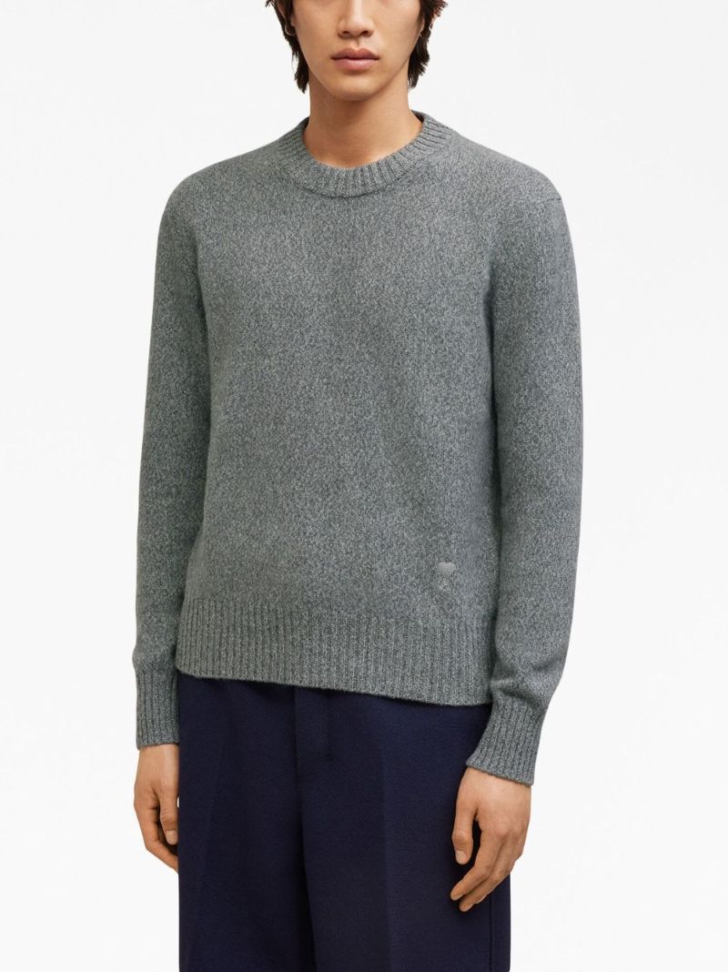 Grey Ami De Coeur Cashmere Sweater