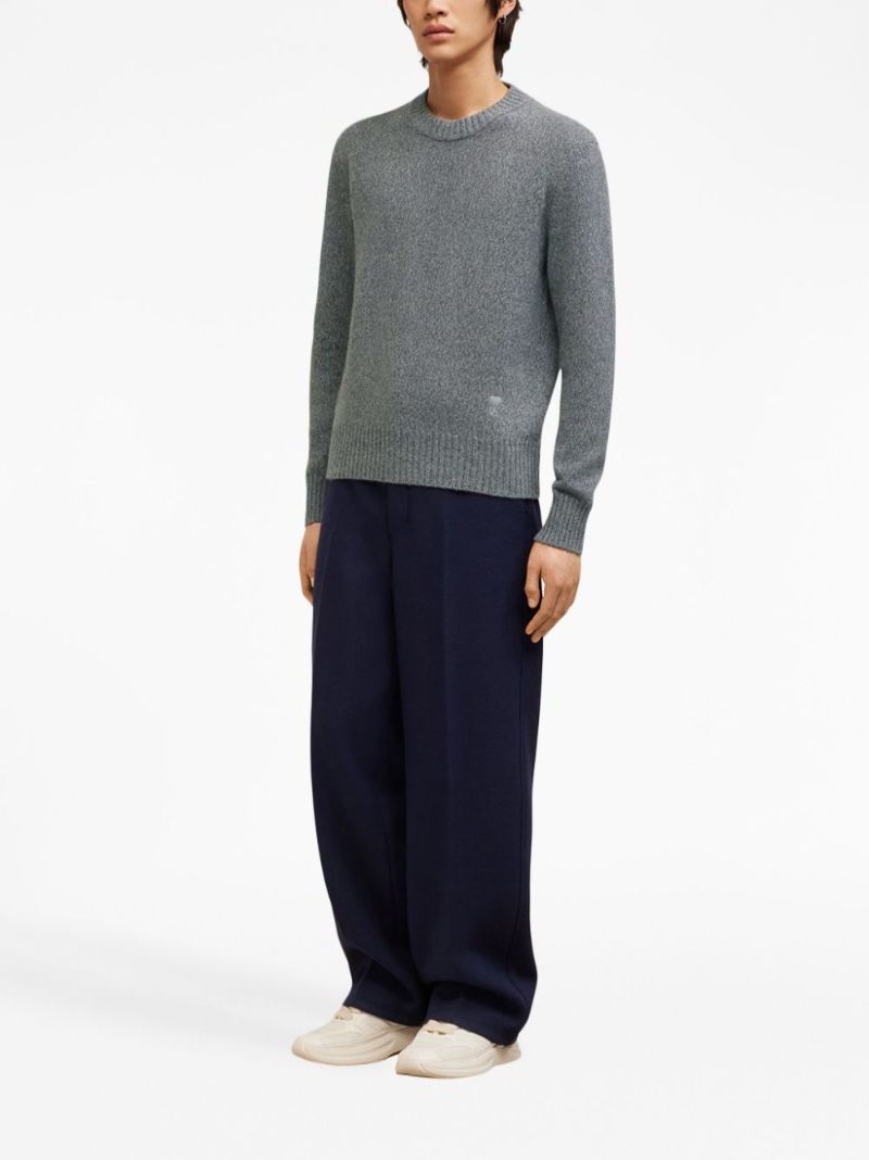 Grey Ami De Coeur Cashmere Sweater