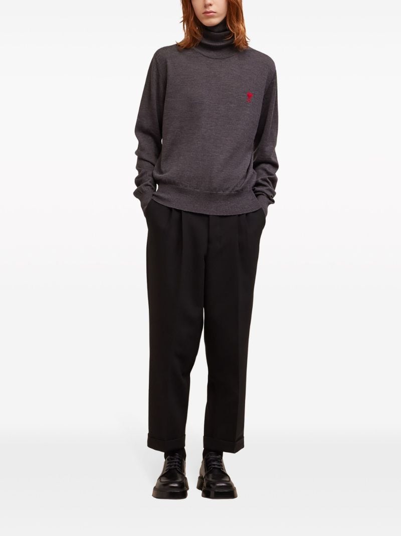 Grey Ami De Coeur Merino-wool Sweater