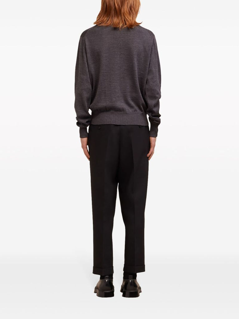 Grey Ami De Coeur Merino-wool Sweater