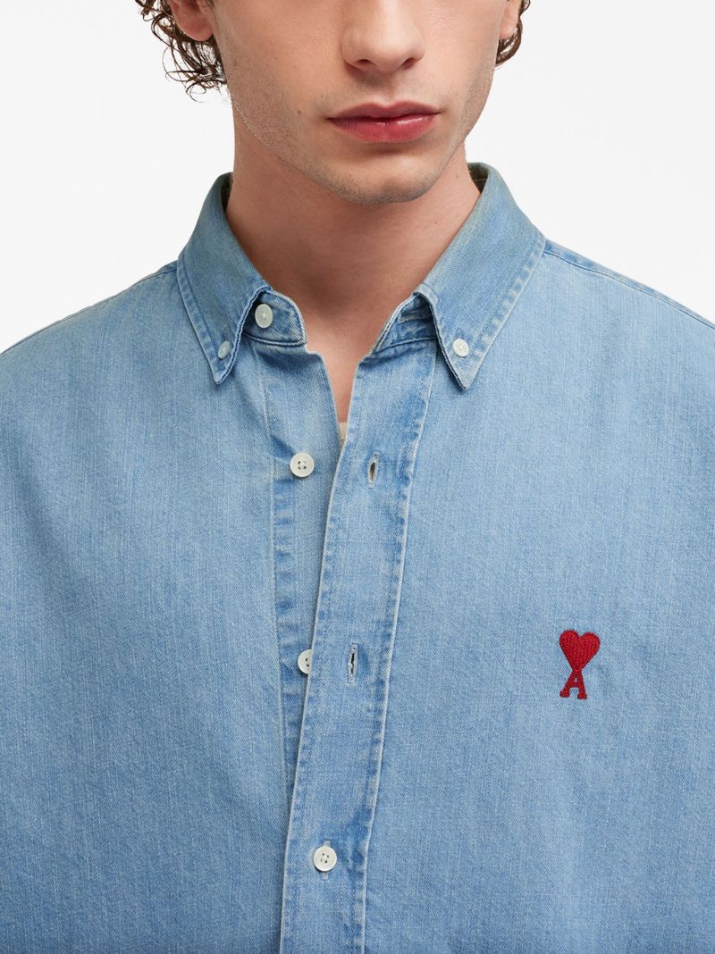 Blue Ami De Coeur Denim Shirt
