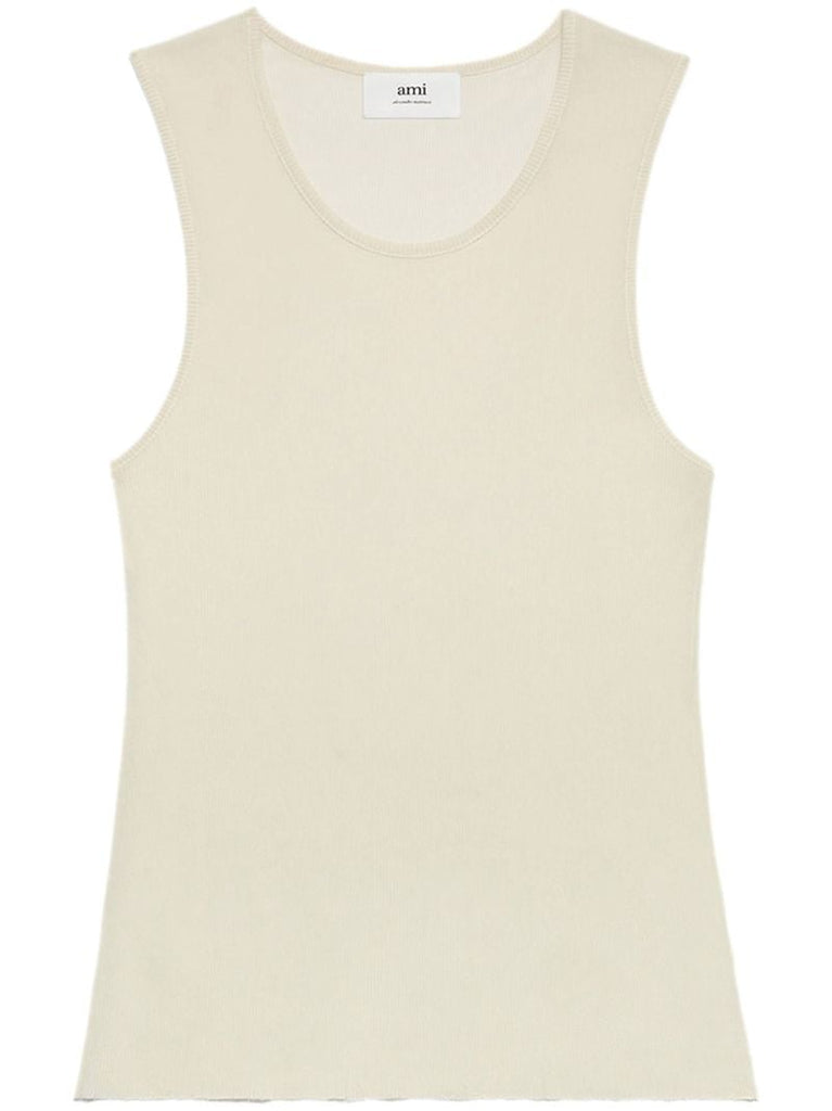 Neutral Ribbed Tank Top