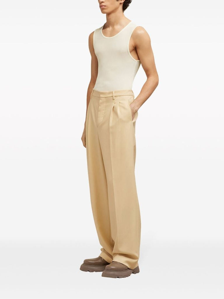 Neutral Ribbed Tank Top