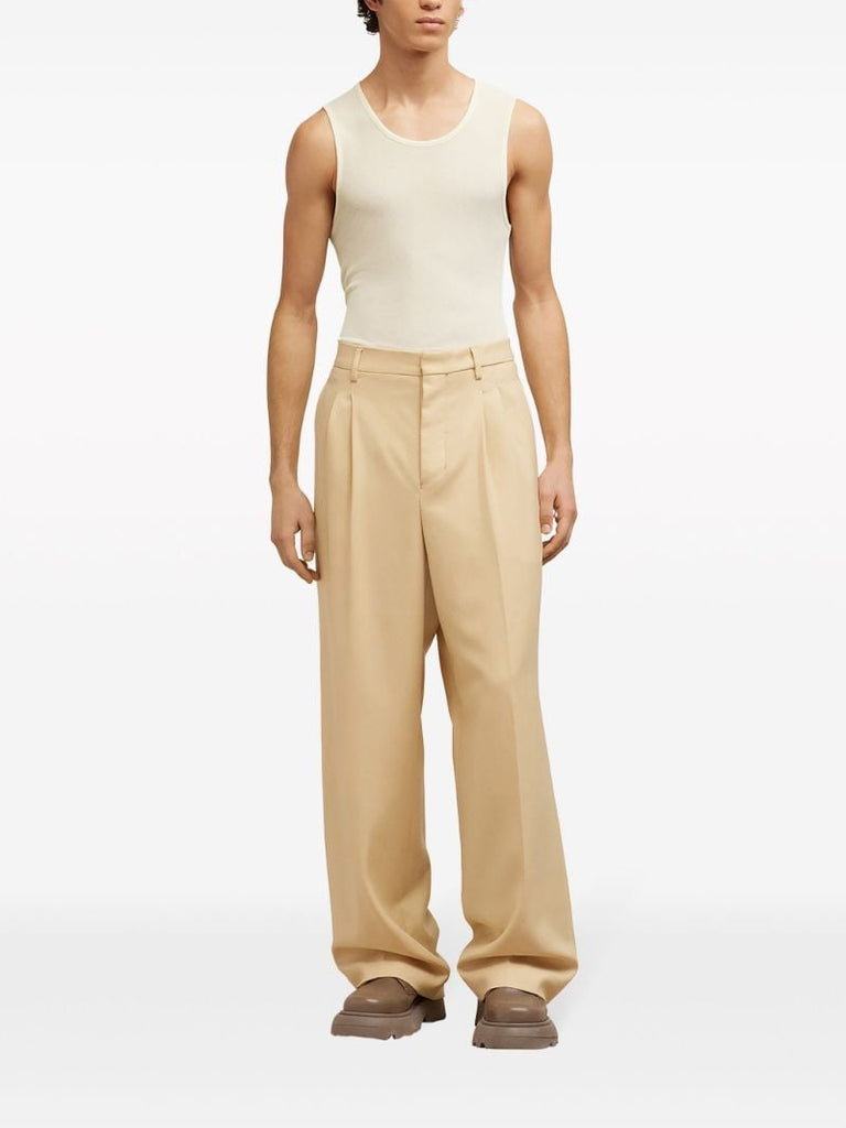 Neutral Ribbed Tank Top
