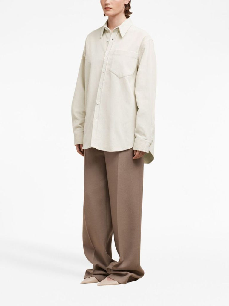 Neutral Corduroy Shirt
