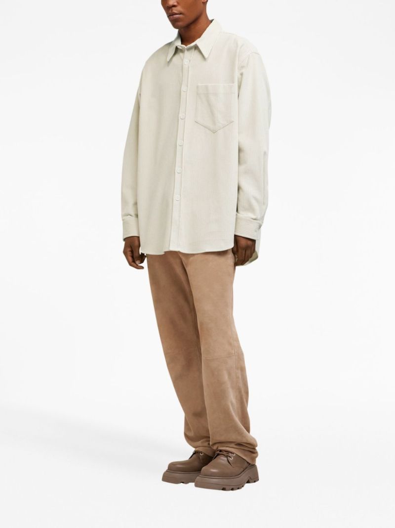Neutral Corduroy Shirt