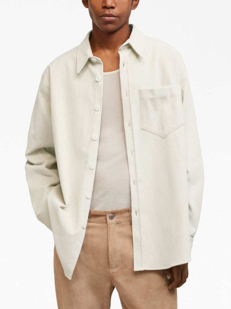 Neutral Corduroy Shirt