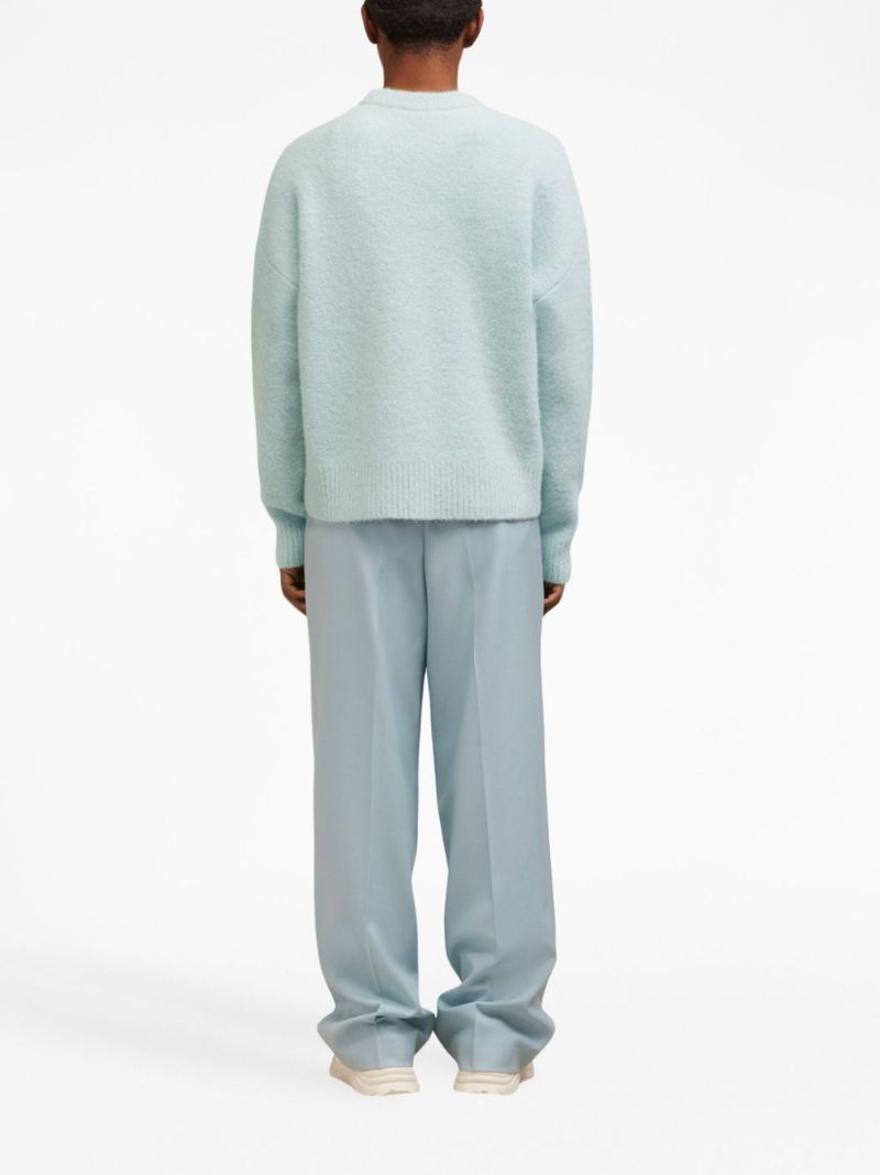 Blue Ami De Coeur Intarsia Sweater