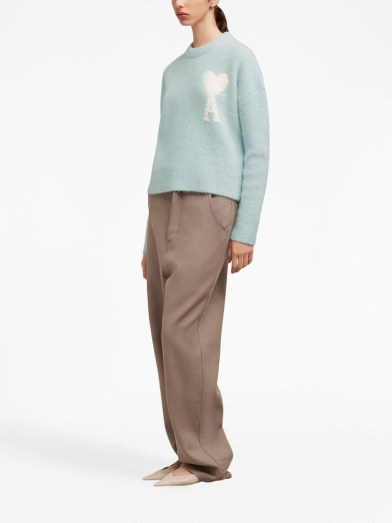 Blue Ami De Coeur Intarsia Sweater