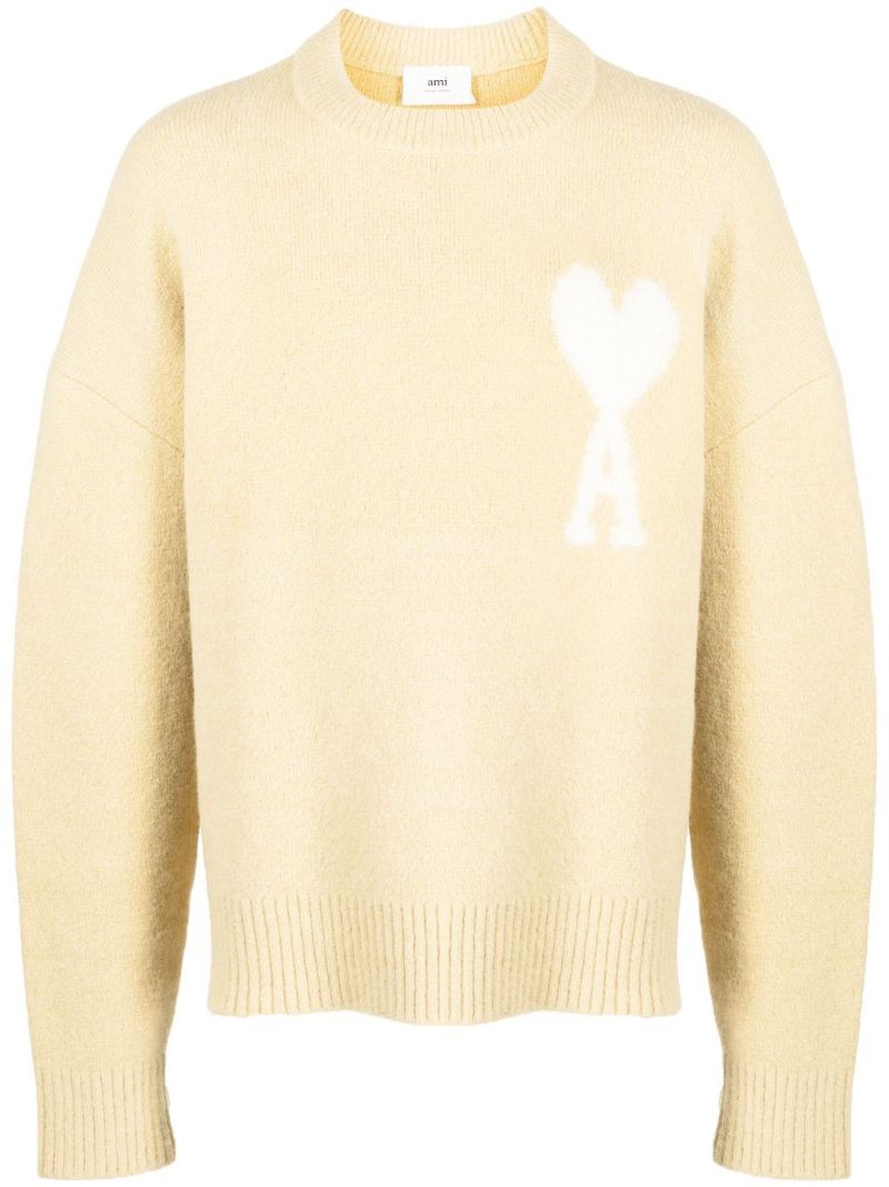 Yellow Ami De Coeur Sweater