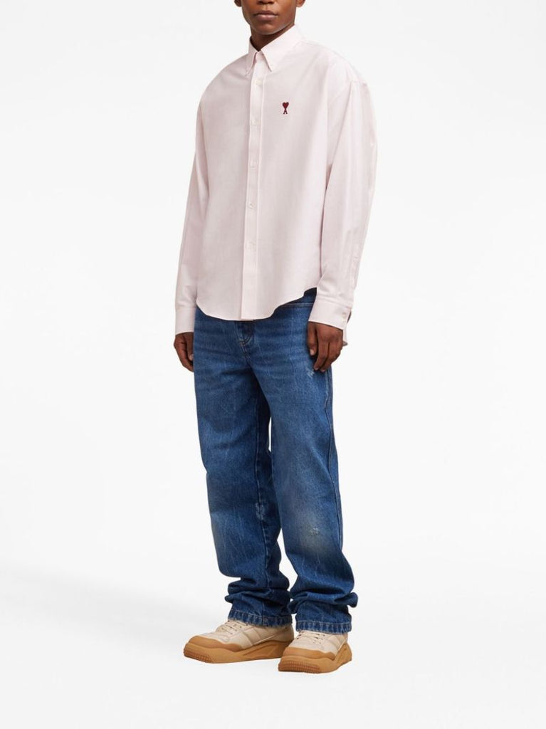 Pink Ami De Coeur Organic-cotton Shirt