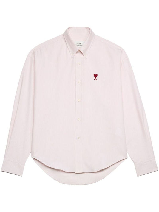 Pink Ami De Coeur Organic-cotton Shirt