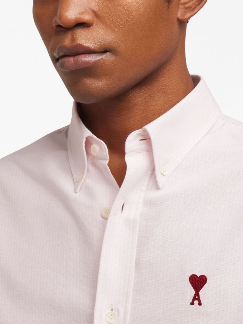 Pink Ami De Coeur Organic-cotton Shirt