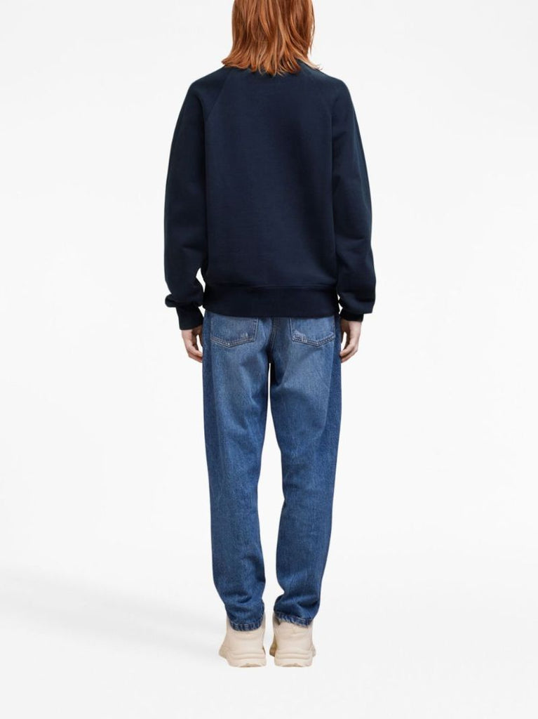 Blue Ami De Coeur Organic-cotton Sweatshirt